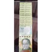 Venta de Billetes de 50 del 2015