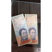 Venta de Billetes 2 Bolivares del 2012