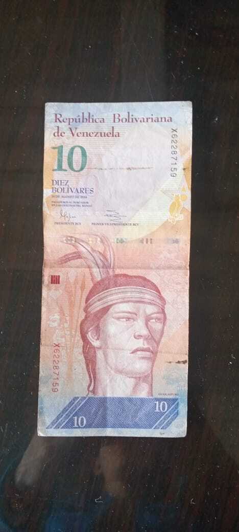 Venta de Billete de 10 de 2014