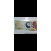 Billete de 2 bolivares fecha 31 de enero 2012