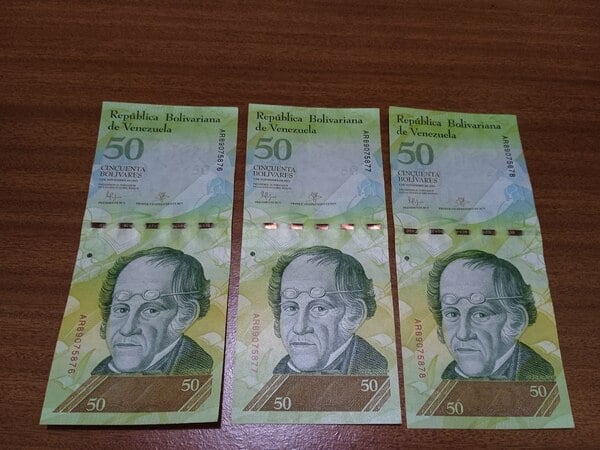 Billete de 50 bolivares