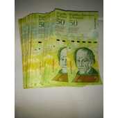 BILLETE 50 BOLIVARES VENEZOLANOS
