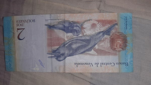 Billete de 2 Bolivares