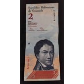 Billete de dos Bolivares