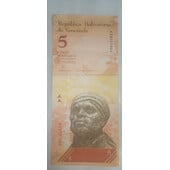 Billete de 5bsf 2009 Venezuela