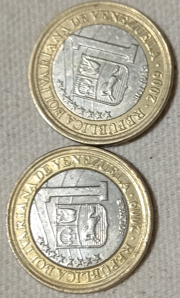 MONEDAS 1 BOLÍVAR 2009