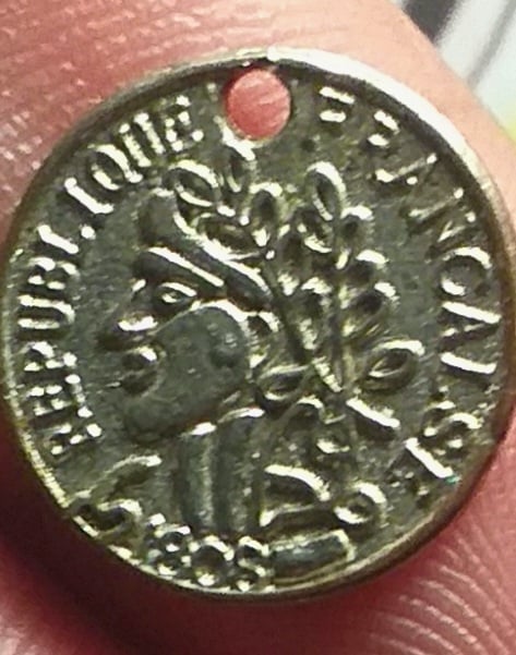 Token frances de 10 centimos 1831