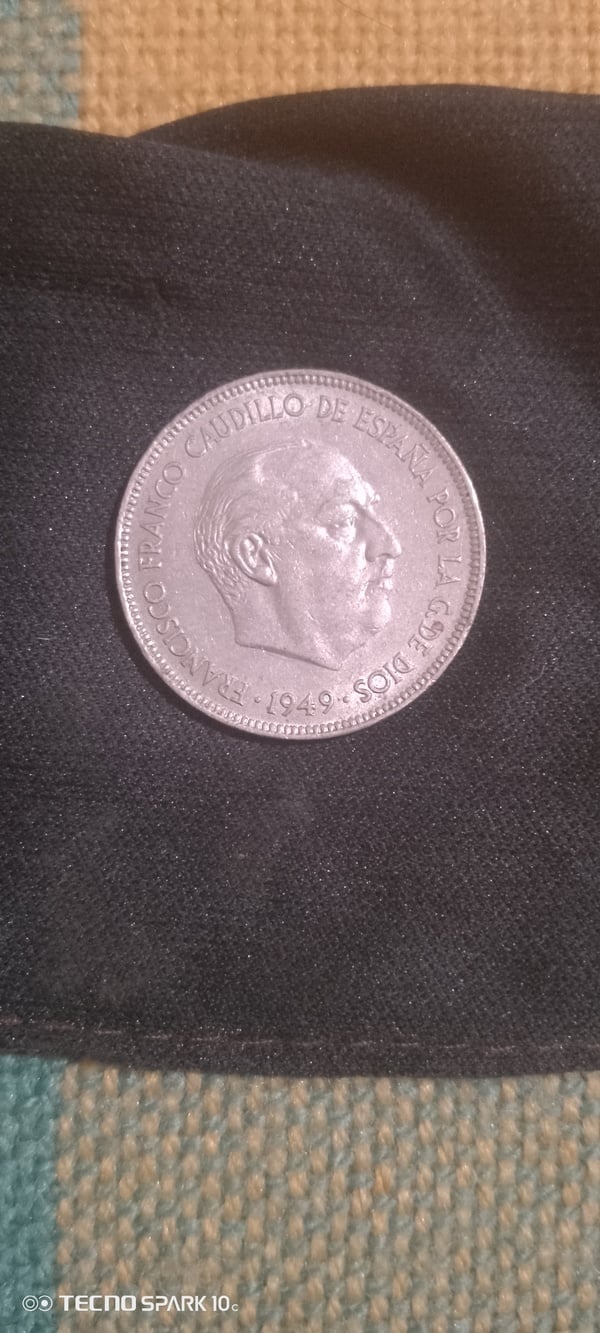 5 pesetas 1949