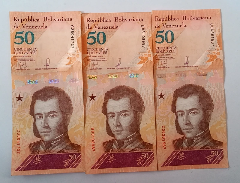 Billete de 50 bolívares