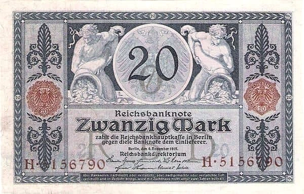 20 Mark Reichsbanknote