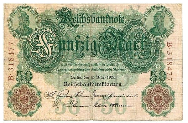 50 Mark Reichsbanknote