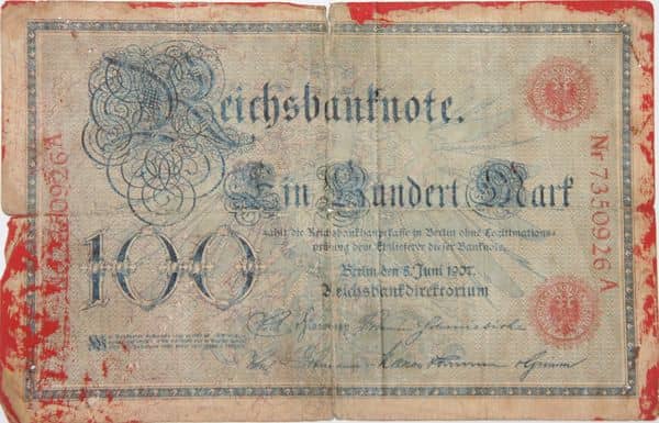 100 Mark Reichsbanknote