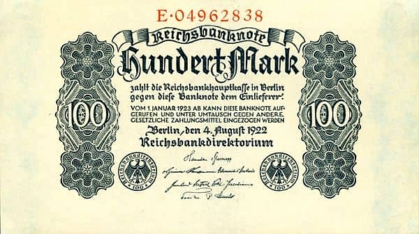 100 Mark Reichsbanknote