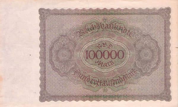 100000 Mark Reichsbanknote