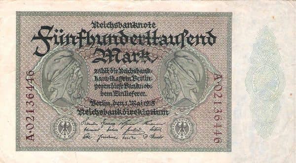 500000 Mark Reichsbanknote