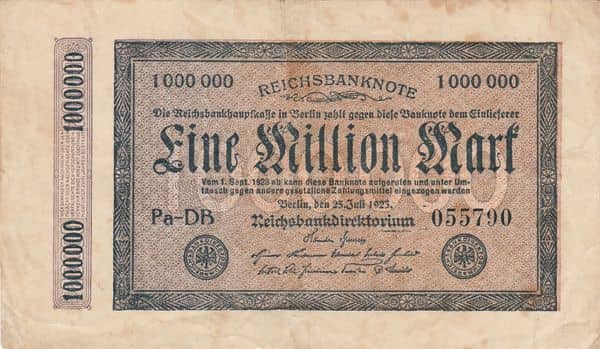 1000000 Mark Reichsbanknote