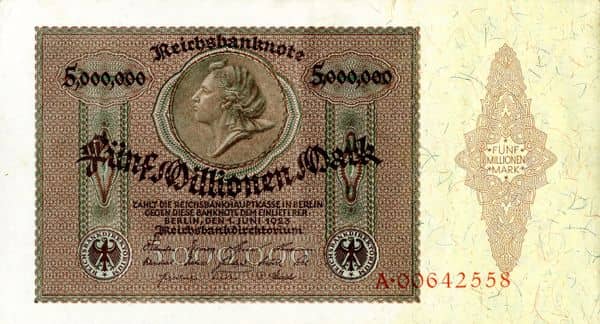 5000000 Mark Reichsbanknote