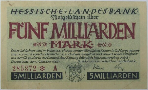 5 milioni di marchi (Hessische Landesbank)