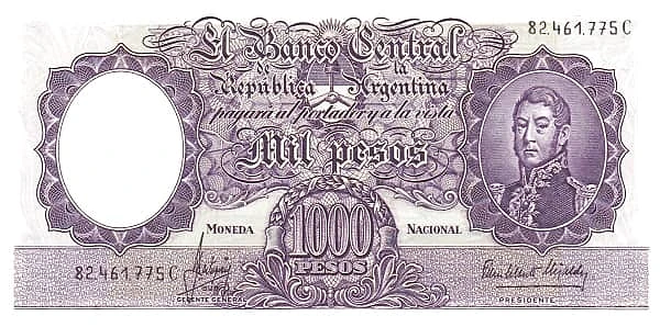 1000 pesos