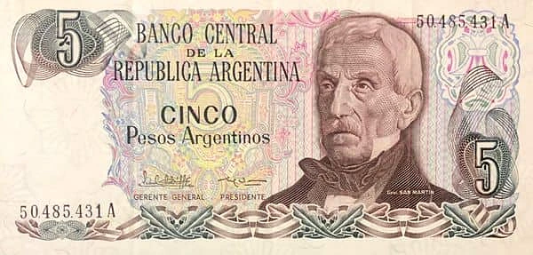 5 pesos argentini