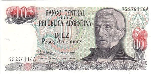 10 pesos argentini