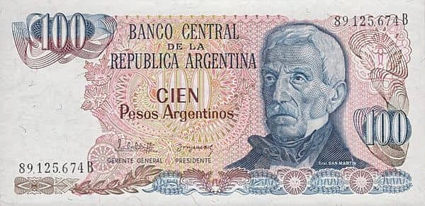 100 pesos argentini