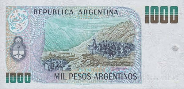 1000 Pesos argentinos