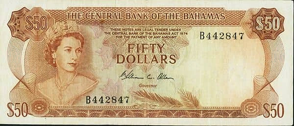 50 Dollars Elizabeth II