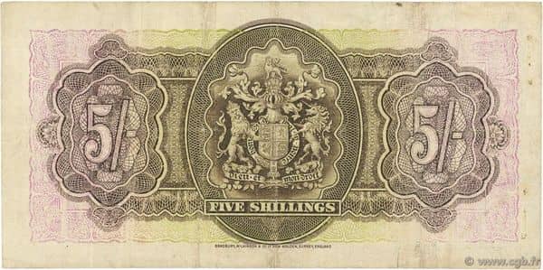 5 Shillings George VI