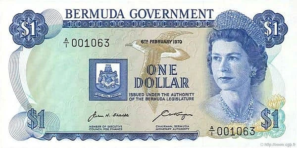 1 Dollar Elizabeth II Government
