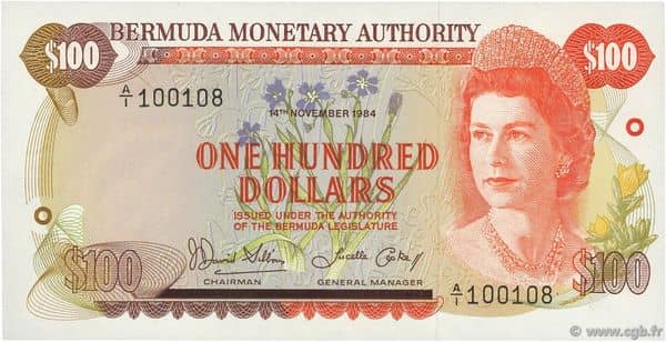 100 Dollars Elizabeth II