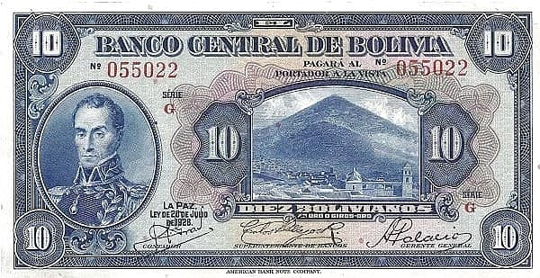 10 Bolivianos