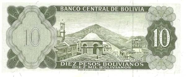 10 Pesos Bolivianos