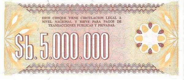 5000000 Pesos Bolivianos