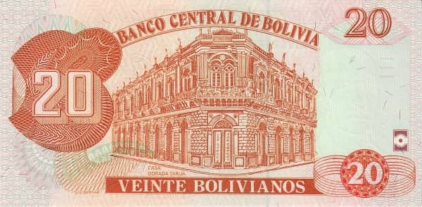 20 Boliviani