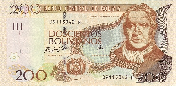 200 boliviani