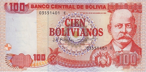 100 boliviani