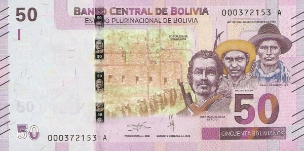 50 boliviani