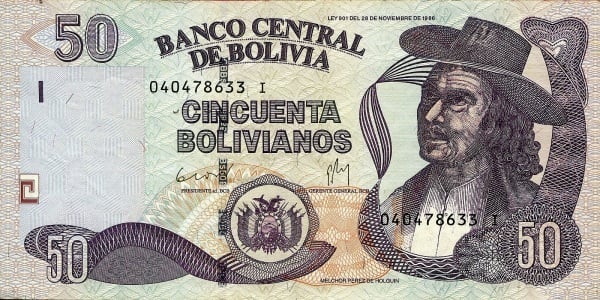 50 boliviani