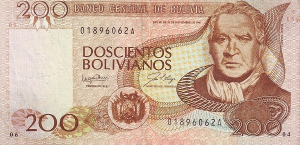 200 boliviani
