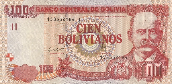 100 boliviani