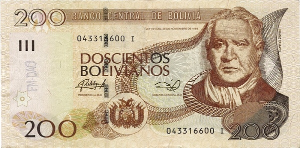 200 boliviani