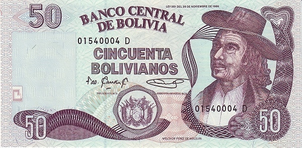 50 boliviani