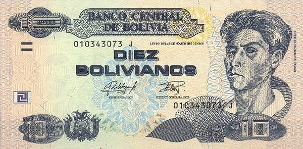 10 boliviani
