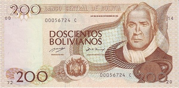 200 boliviani