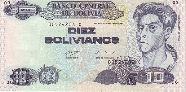 10 boliviani