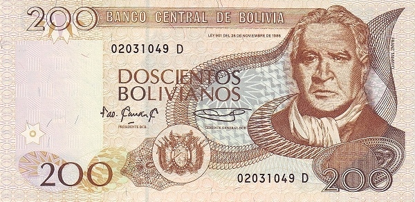 200 boliviani