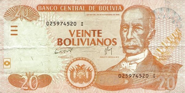 20 boliviani
