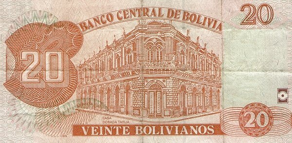 20 boliviani