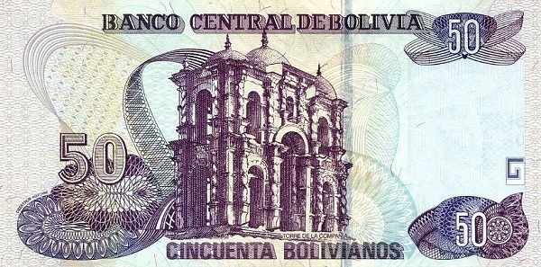 50 boliviani